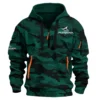 Formosa Marine Fishing AU Exclusive Logo Hoodie Half Zipper HOFS080525AU1FOM - Green