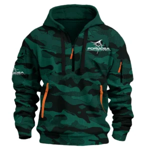 Formosa Marine Fishing AU Exclusive Logo Hoodie Half Zipper HOFS080525AU1FOM - Green