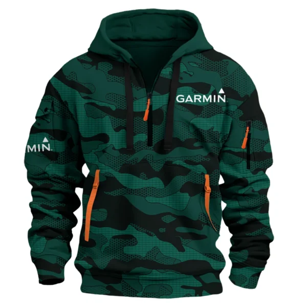 Garmin Fishing AU Exclusive Logo Hoodie Half Zipper HOFS080525AU1GA - Green