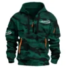 Hooker Boats Fishing AU Exclusive Logo Hoodie Half Zipper HOFS080525AU1HOO - Green