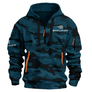 Bayliner Fishing AU Exclusive Logo Hoodie Half Zipper HOFS080525AU1BYL - Navy