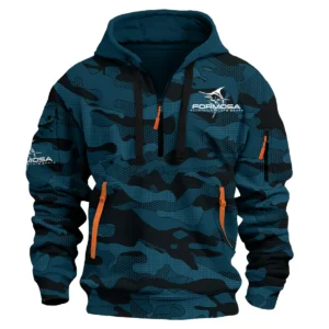 Formosa Marine Fishing AU Exclusive Logo Hoodie Half Zipper HOFS080525AU1FOM - Navy