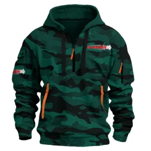 Stacer Fishing AU Exclusive Logo Hoodie Half Zipper HOFS080525AU1STC - Green