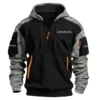 Daiwa Exclusive Logo Hoodie Half Zipper Fishing QTFS290525A1DAI - Army Green