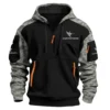 Humminbird Exclusive Logo Hoodie Half Zipper Fishing QTFS290525A1HUM - Army Green