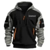 Savage Boats Exclusive Logo Hoodie Half Zipper Fishing QTFS290525A1SAB - Army Green