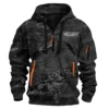 CruiseCraft Fishing AU Exclusive Logo Hoodie Half Zipper HOFS060525AU2CCB - Black