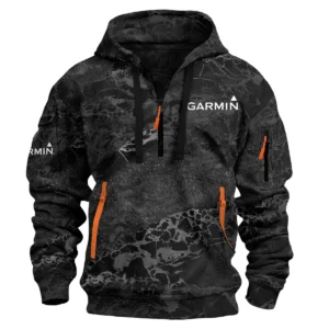 Garmin Fishing AU Exclusive Logo Hoodie Half Zipper HOFS060525AU2GA - Black