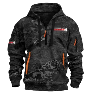 Stacer Fishing AU Exclusive Logo Hoodie Half Zipper HOFS060525AU2STC - Black