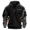 Dunbier Trailers Exclusive Logo Hoodie Half Zipper Fishing QTFS290525A1DT - Black