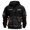 Isuzu D-MAX Ute Exclusive Logo Hoodie Half Zipper QTUT160525A3ID - Black