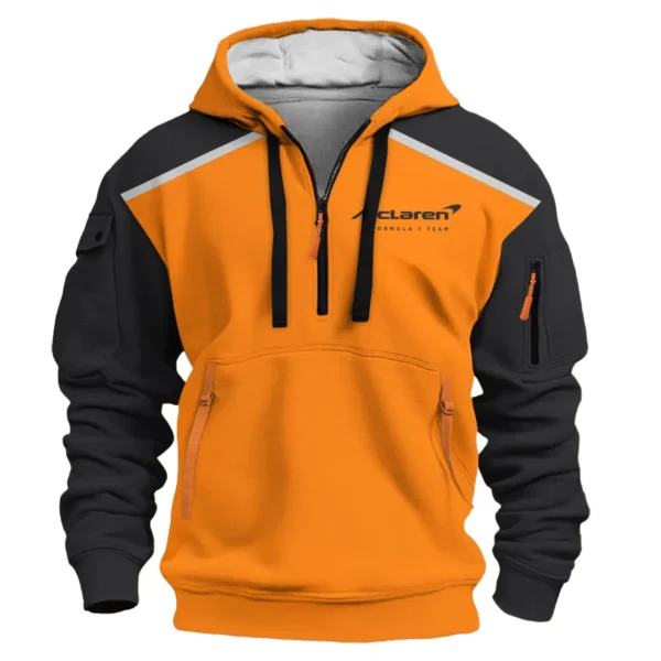 Tyre Water McLaren F1 Exclusive Logo Hoodie Half Zip BLF115525A23HZ - Image 2