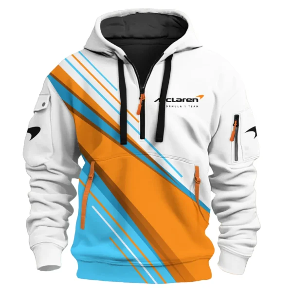 McLaren F1 Exclusive Logo Hoodie Half Zip BLMCL3525A13HZ - Image 2
