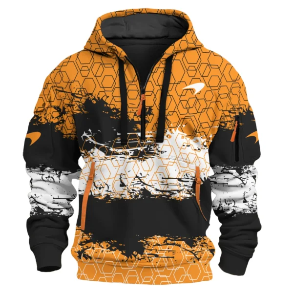 McLaren F1 Exclusive Logo Hoodie Half Zip BLMCL3525A23HZ - Image 2