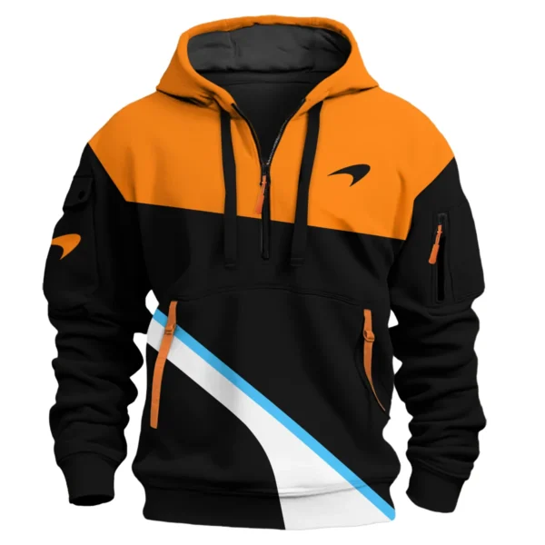 McLaren F1 Exclusive Logo Hoodie Half Zip BLMCL9525A13HZ - Image 2