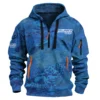 Yellowfin Plate Fishing AU Exclusive Logo Hoodie Half Zipper HOFS060525AU2YPB - Blue