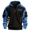 Shimano Exclusive Logo Hoodie Half Zipper Fishing QTFS290525A1SHI - Blue