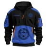 Royal Enfield Motorcycles  Exclusive Logo Hoodie Half Zipper QTMT160525A3ROY - Blue