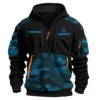 Volkswagen Amarok Ute Exclusive Logo Hoodie Half Zipper QTUT160525A3VA - Blue