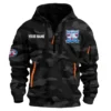 Western Bulldogs Australian Football League Exclusive Logo Hoodie Half Zipper HOAFL080525A01WB - Black