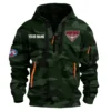 Essendon Bombers Australian Football League Exclusive Logo Hoodie Half Zipper HOAFL080525A01ESS - Dark Green