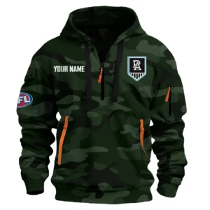 Port Adelaide Power Australian Football League Exclusive Logo Hoodie Half Zipper HOAFL080525A01PORT - Dark Green