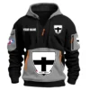 St Kilda Saints Australian Football League Exclusive Logo Hoodie Half Zipper HOAFL0090525A01STK - Gray