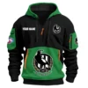 Collingwood Magpies Australian Football League Exclusive Logo Hoodie Half Zipper HOAFL0090525A01COLL - Green