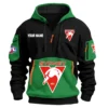 Sydney Swans Australian Football League Exclusive Logo Hoodie Half Zipper HOAFL0090525A01SYD - Green