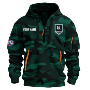 Port Adelaide Power Australian Football League Exclusive Logo Hoodie Half Zipper HOAFL080525A01PORT - Green