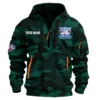 Western Bulldogs Australian Football League Exclusive Logo Hoodie Half Zipper HOAFL080525A01WB - Green