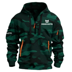 Minn Kota Fishing AU Exclusive Logo Hoodie Half Zipper HOFS060525AU3MNK - Green