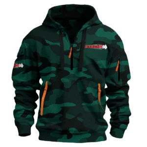 Stacer Fishing AU Exclusive Logo Hoodie Half Zipper HOFS060525AU3STC - Green