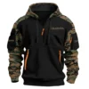 Daiwa Exclusive Logo Hoodie Half Zipper Fishing QTFS290525A1DAI - Green