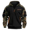 Lowrance Exclusive Logo Hoodie Half Zipper Fishing QTFS290525A1LOW - Green