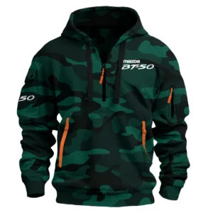 Mazda BT-50 Ute Exclusive Logo Hoodie Half Zipper QTUT160525A1MBT - Green