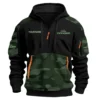 Ford Ranger Ute Exclusive Logo Hoodie Half Zipper QTUT160525A3FR - Green
