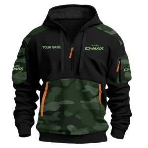 Isuzu D-MAX Ute Exclusive Logo Hoodie Half Zipper QTUT160525A3ID - Green