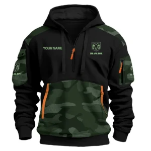 RAM Trucks Ute Exclusive Logo Hoodie Half Zipper QTUT160525A3RAM - Green