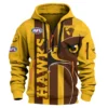 Hawthorn Hawks Australian Football League Exclusive Logo Hoodie Half Zipper HOAFL120525A01HAW