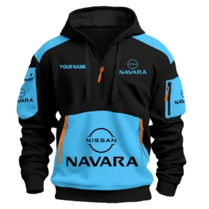 Nissan Navara Ute Exclusive Logo Hoodie Half Zipper QTUT160525A2NNA - Light Blue