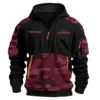 Isuzu D-MAX Ute Exclusive Logo Hoodie Half Zipper QTUT160525A3ID - Marron