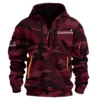 Garmin Fishing AU Exclusive Logo Hoodie Half Zipper HOFS060525AU3GA - Burgundy