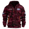 Clark Aluminium Boats Exclusive Logo Hoodie Half Zipper Fishing QTFS200525A1CAB - Maroon