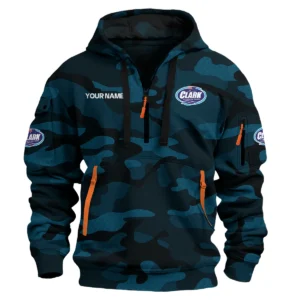 Clark Aluminium Boats Exclusive Logo Hoodie Half Zipper Fishing QTFS200525A1CAB - Navy Blue
