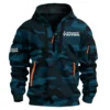 Mitsubishi Triton Ute Exclusive Logo Hoodie Half Zipper QTUT160525A1MT - Navy Blue