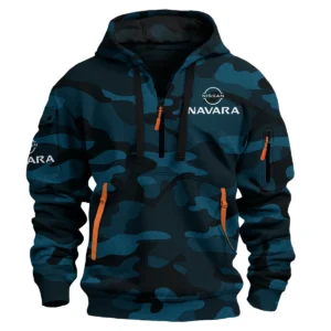 Nissan Navara Ute Exclusive Logo Hoodie Half Zipper QTUT160525A1NNA - Navy Blue