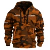 Sea Jay Exclusive Logo Hoodie Half Zipper Fishing QTFS200525A1SJB - Orange