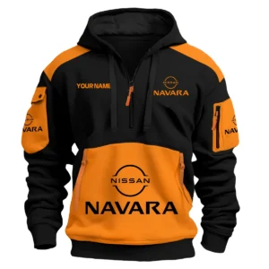 Nissan Navara Ute Exclusive Logo Hoodie Half Zipper QTUT160525A2NNA - Orange