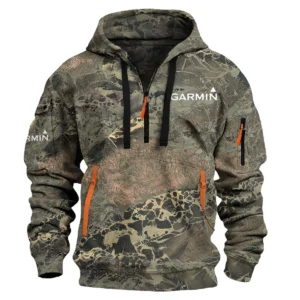Garmin Fishing AU Exclusive Logo Hoodie Half Zipper HOFS060525AU2GA - Tan